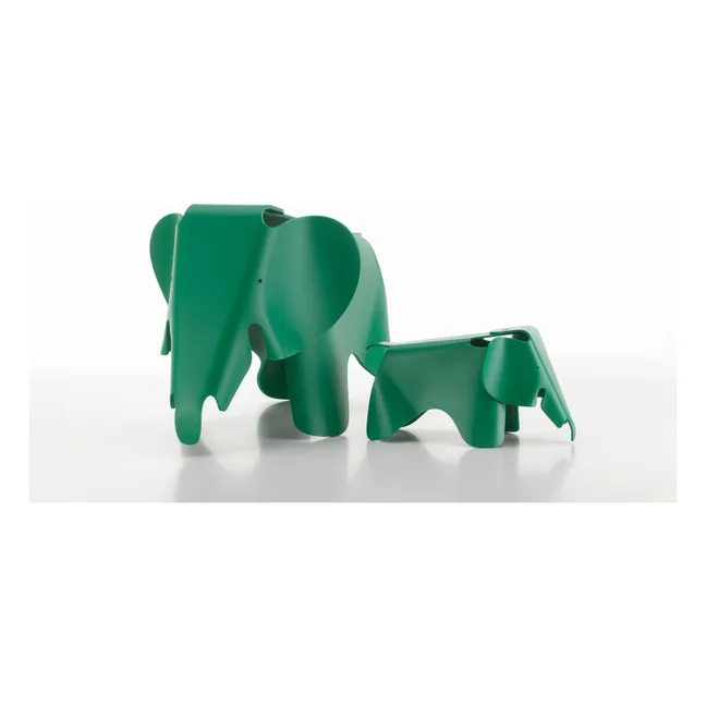 Taburete elefante Eames  | Verde esmeralda