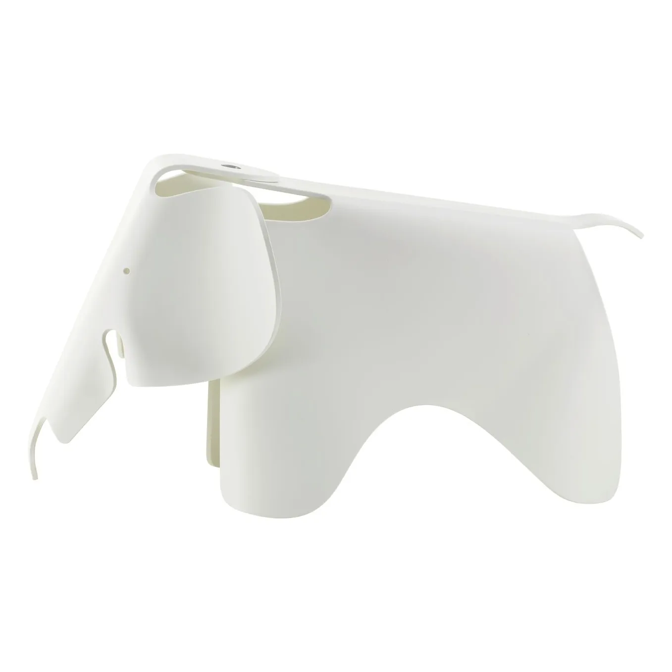 Vitra White Eames Elephant Stool