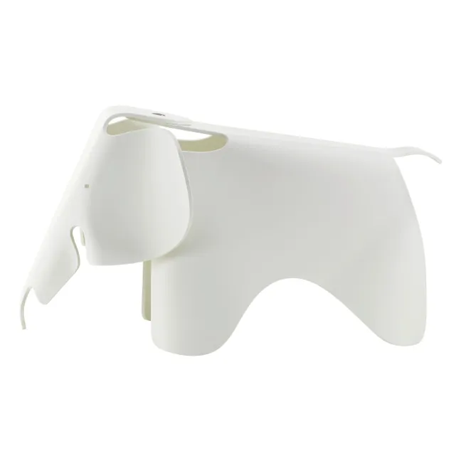 Taburete elefante Eames  | Blanco