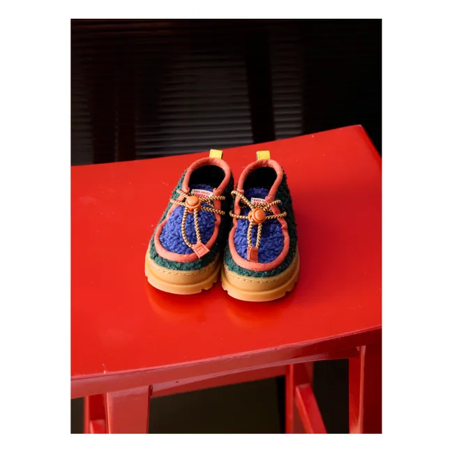Derbies Façon Sherpa Wallabee - Bobo Choses x Camper | Vert