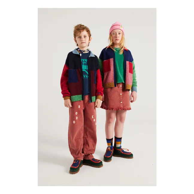 Derbies Façon Sherpa Wallabee - Bobo Choses x Camper | Vert