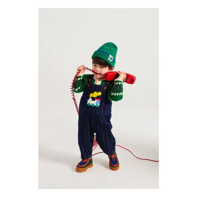 Wallabee Derbies im Sherpa-Stil - Bobo Choses x Camper | Grün