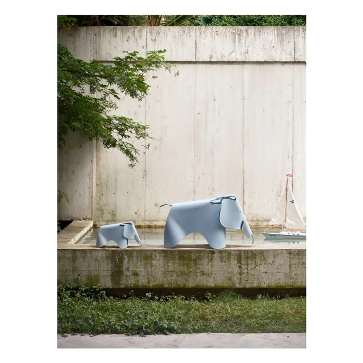Eames elephant stool  | Light blue- Product image n°1