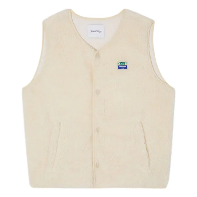 Hoktown Sleeveless Jacket | Ecru