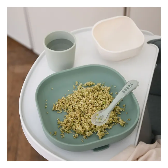 Silicone lunch box | Sage