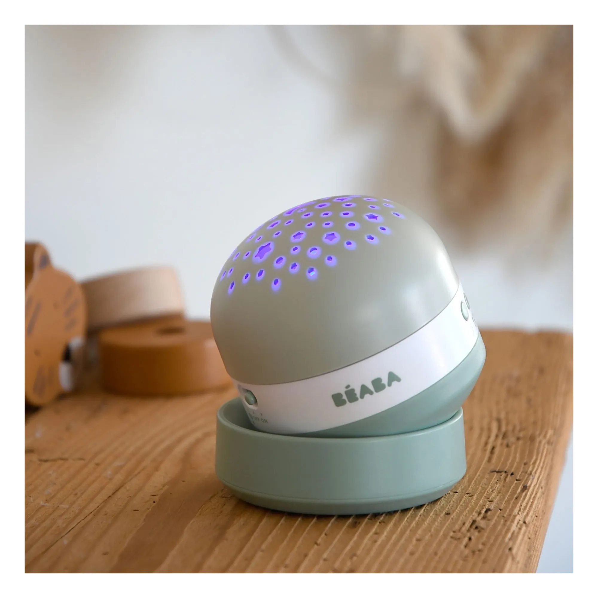 Veilleuse-projecteur Pixie | Sauge- Image produit n°1