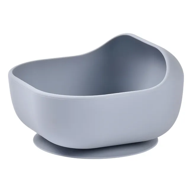 Bol en silicone à ventouse | Gris galet