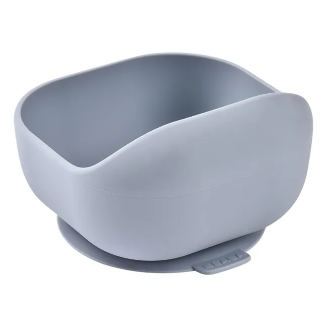 Bol en silicone à ventouse | Gris galet