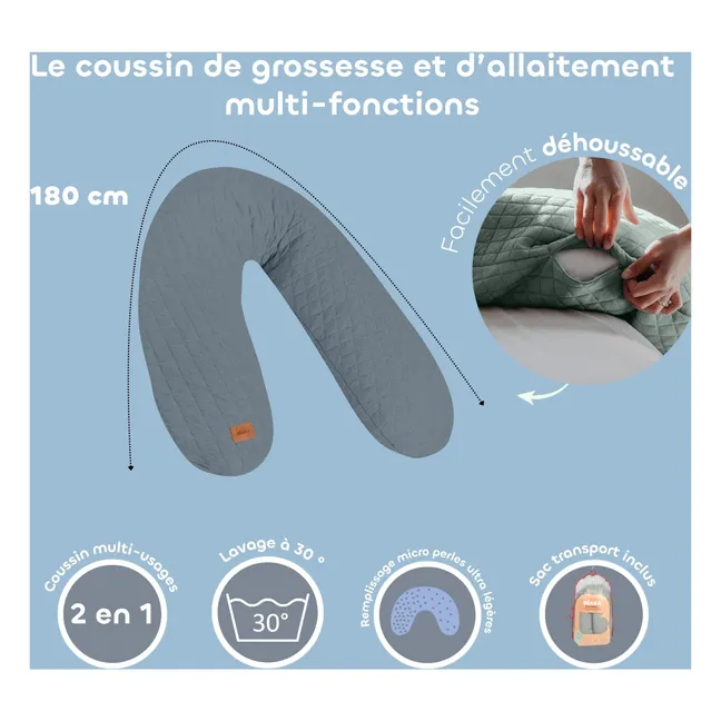 Coussin d'allaitement Big Flopsy | Gris