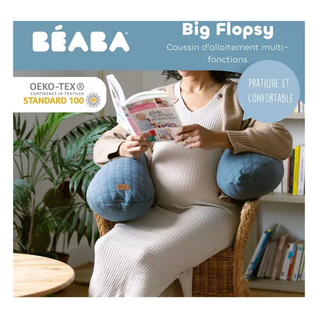 Cojín de lactancia Big Flopsy | Gris