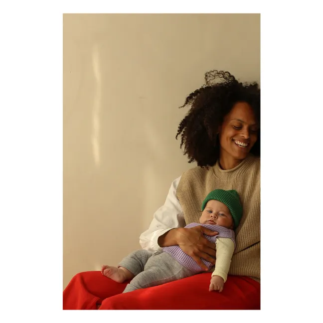 Bonnet Fonzie Laine Mérinos | Vert