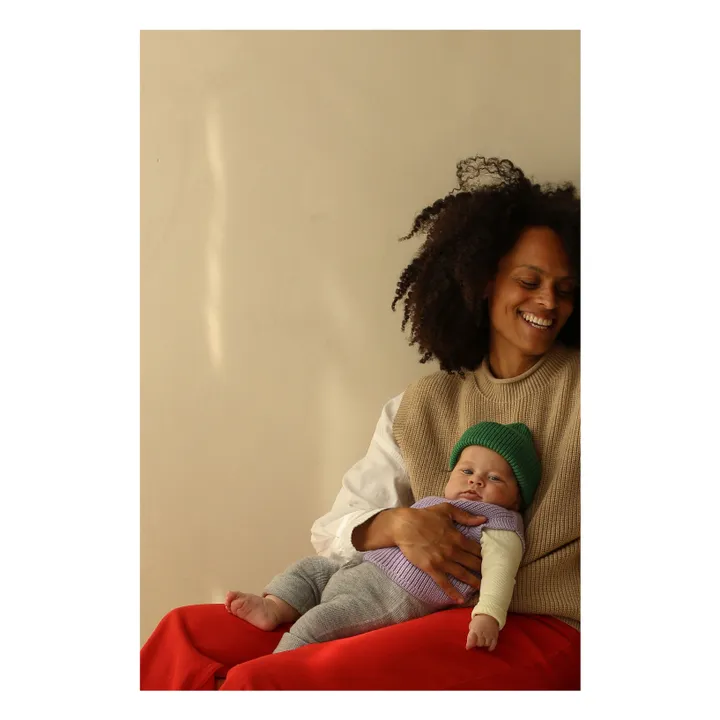 Bonnet Fonzie Laine Mérinos | Vert- Image produit n°3