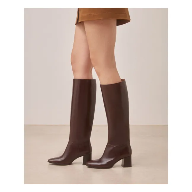 Botas n°109 Piel | Ébano