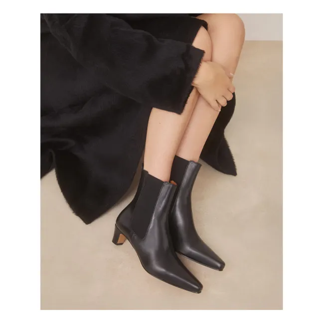 Stiefeletten n°525 Leder | Schwarz