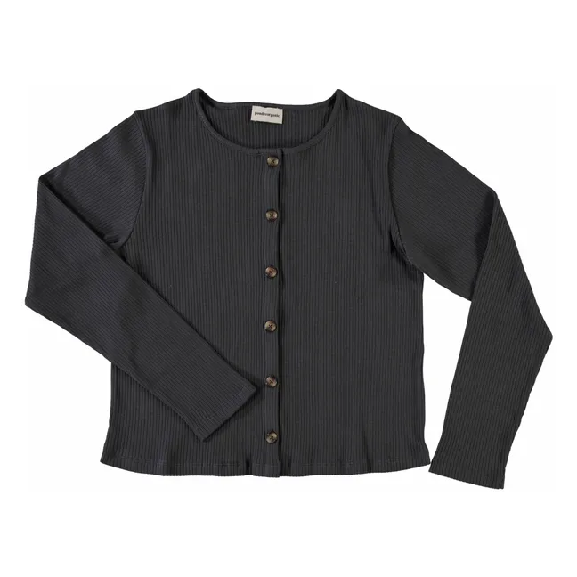Hélénie Ribbed Cardigan - Women's Collection | Black