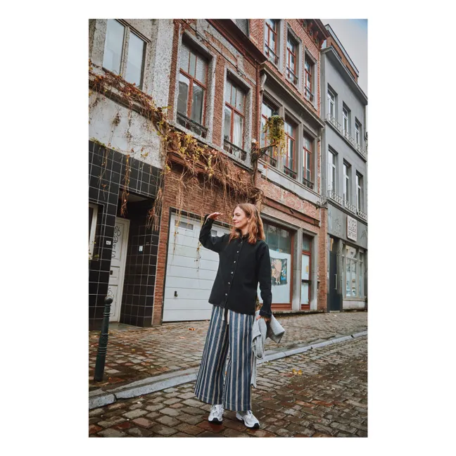 Jeans Santal Gestreift Bio-Baumwolle - Damenkollektion | Blau