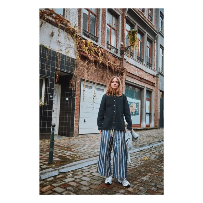 Jeans Santal Gestreift Bio-Baumwolle - Damenkollektion | Blau