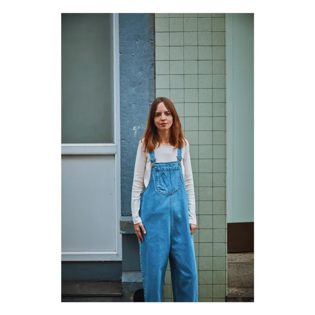 Eglantine T-Shirt Gerippt Pointelle - Damenkollektion | Seidenfarben