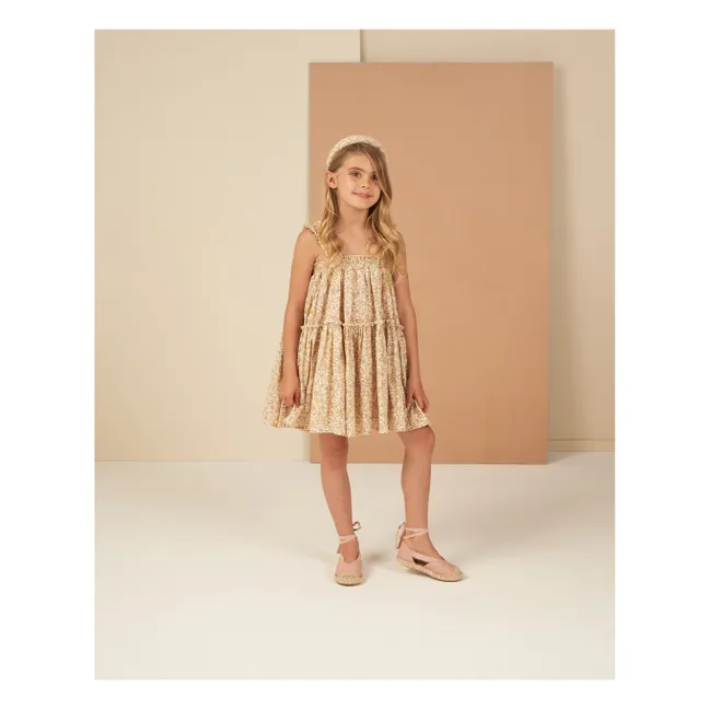 Kleid Cicily Blümchen | Gelb