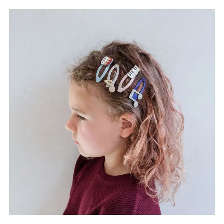 Lot de 4 Barrettes Music | Doré- Image produit n°3