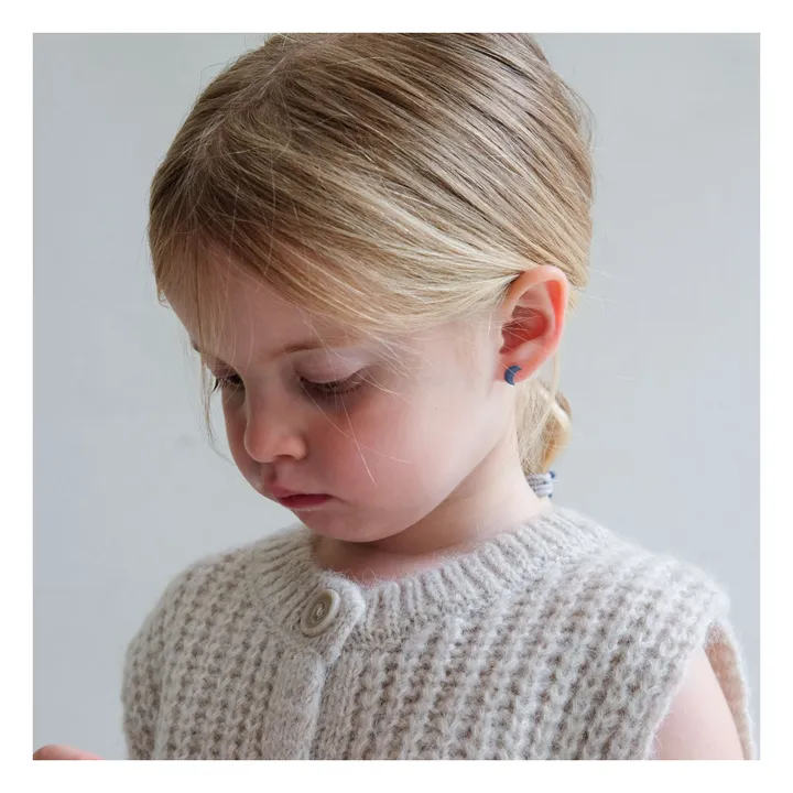 Boucles d'oreilles autocollantes | Rose- Image produit n°2