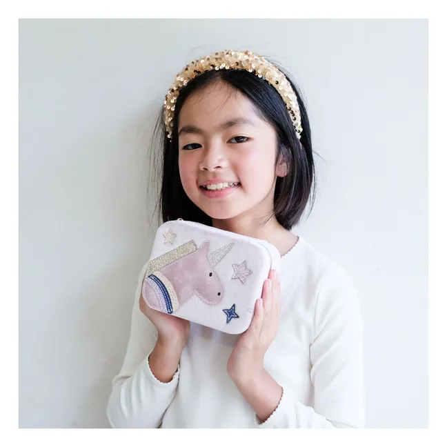 Boîte à Bijoux Unicorn | Rose