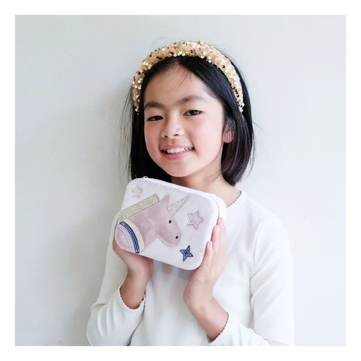 Boîte à Bijoux Unicorn | Rose- Image produit n°1