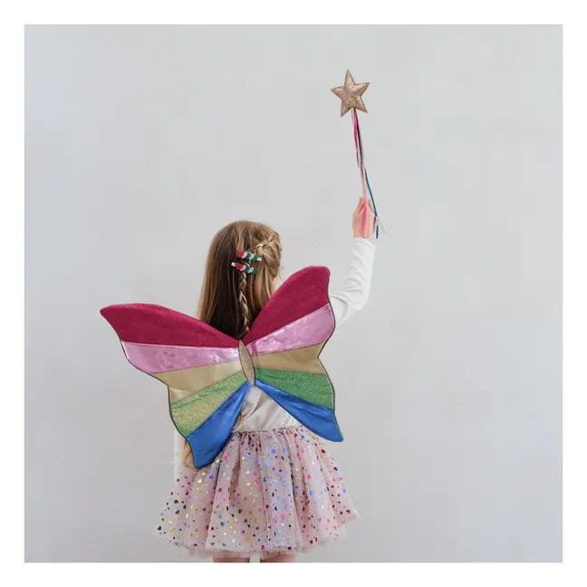 Varita mágica arco iris | Dorado