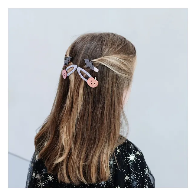 Lot de 4 Barrettes Pumpkin | Orange