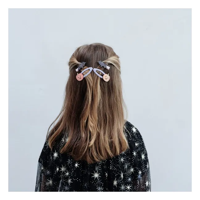 Lot de 4 Barrettes Pumpkin | Orange