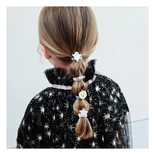 Confezione da 8 scrunchies di Halloween | Nero