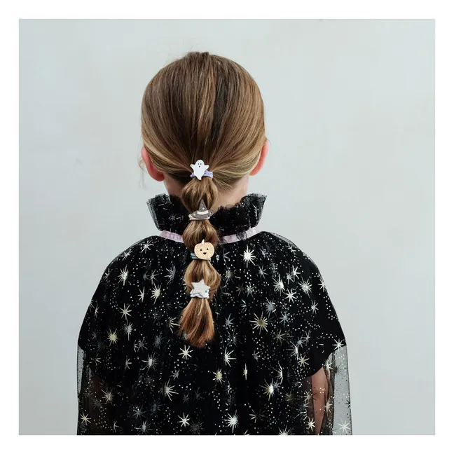 Confezione da 8 scrunchies di Halloween | Nero