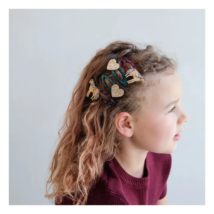 Lot de 4 Barrettes Horsey | Cuivre- Image produit n°1