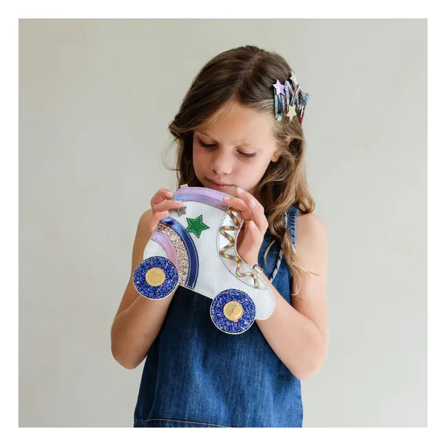 4er-Set Haarspangen Tinsel | Rosa