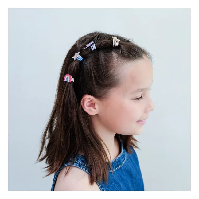 8er-Set Mini Rainbow Chouchous | Gold