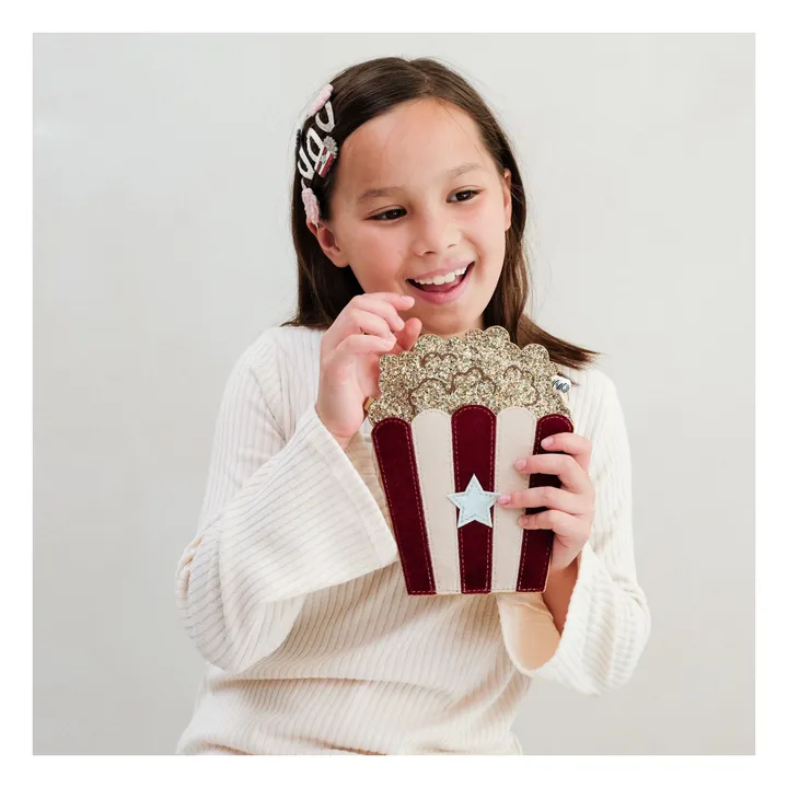 Lot de 4 Barrettes Popcorn | Doré- Image produit n°3