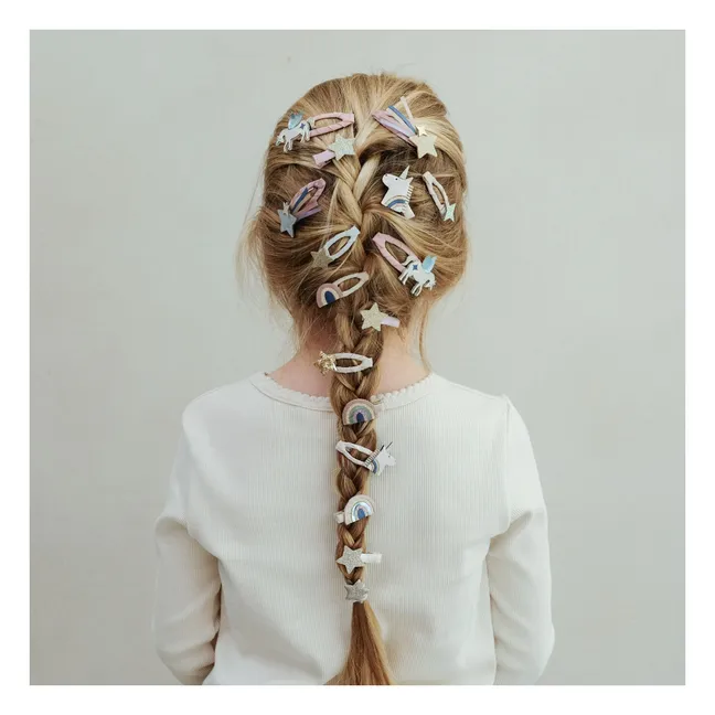 Lot de 8 Mini Barrettes Celeste | Rose