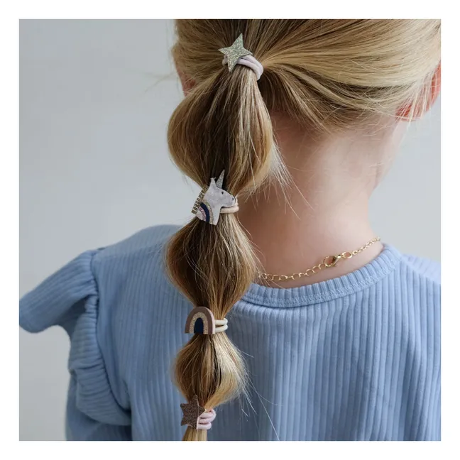 Lot de 8 Mini Chouchous Celeste | Rose