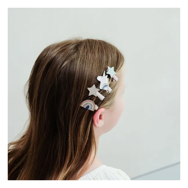 Lot de 8 Mini Barrettes Celeste | Rose