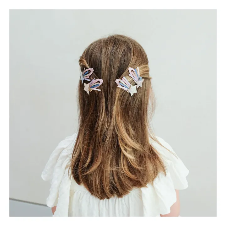 Lot de 4 Barrettes Star Trail | Rose- Image produit n°2