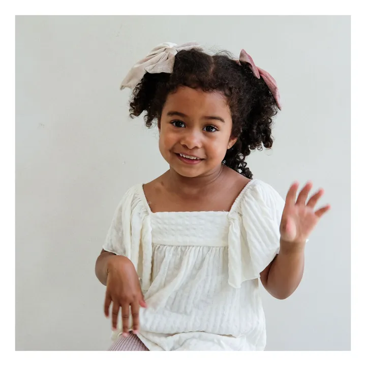 Lot de 2 Barrettes Agnes  | Rose- Image produit n°3