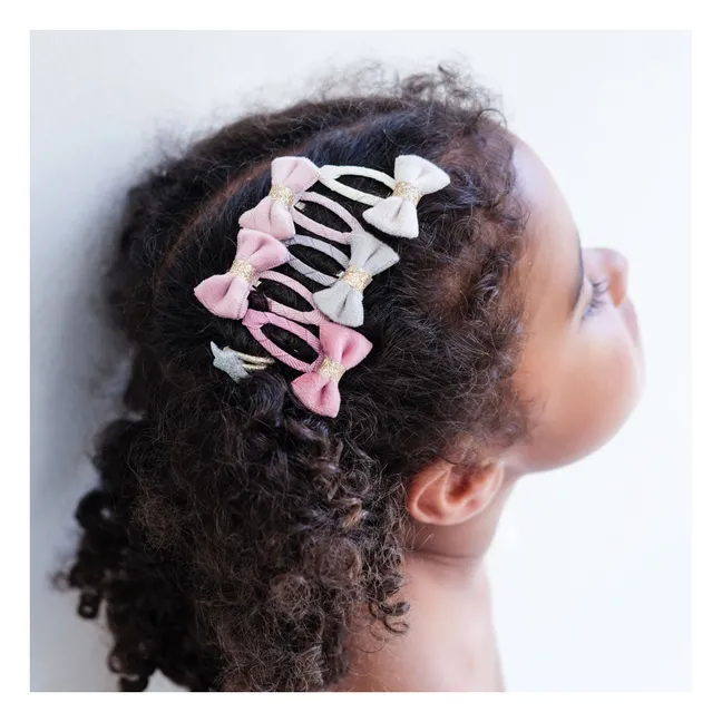 5er-Pack Mini-Spangen Tinkerbell | Rosa