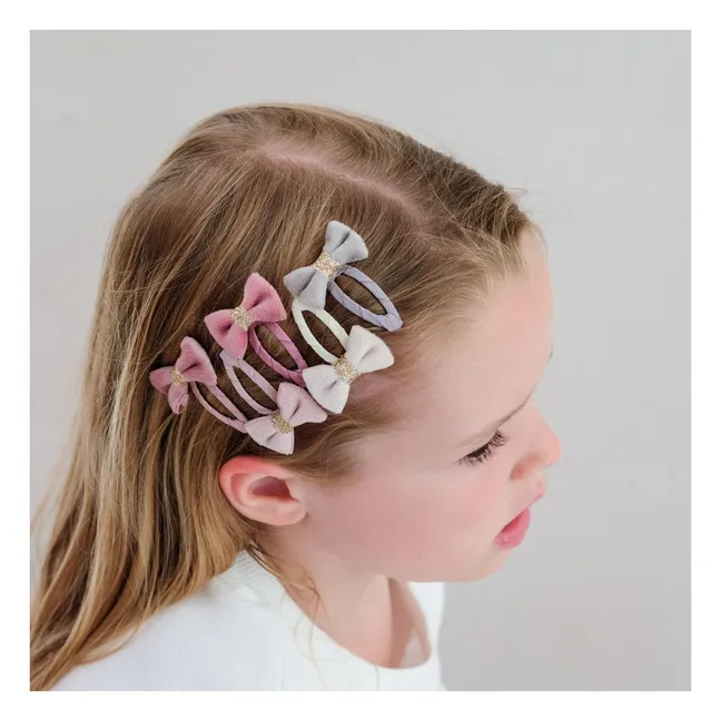 5er-Pack Mini-Spangen Tinkerbell | Rosa