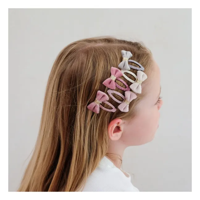 Lot de 5 Mini Barrettes Tinkerbell | Rose