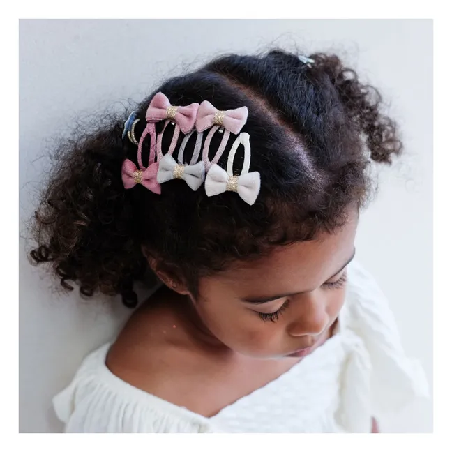 5er-Pack Mini-Spangen Tinkerbell | Rosa