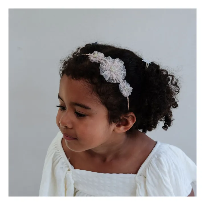 Serre-tête Alice Rosette | Beige- Image produit n°1