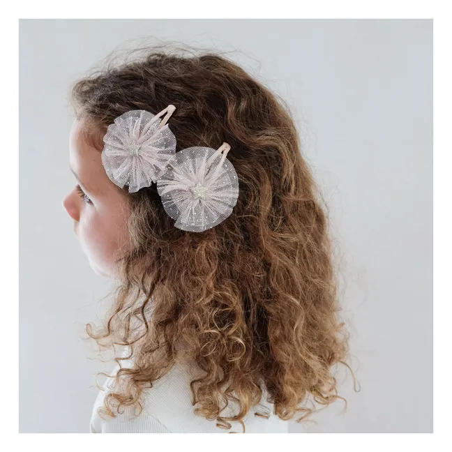 Lot de 2 Barrettes Ballerina Etoile | Beige