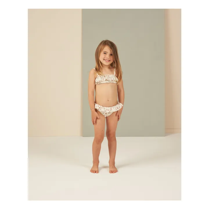 Rylee   Cru Parker Floral 2 Piece Jersey Ecru Smallable