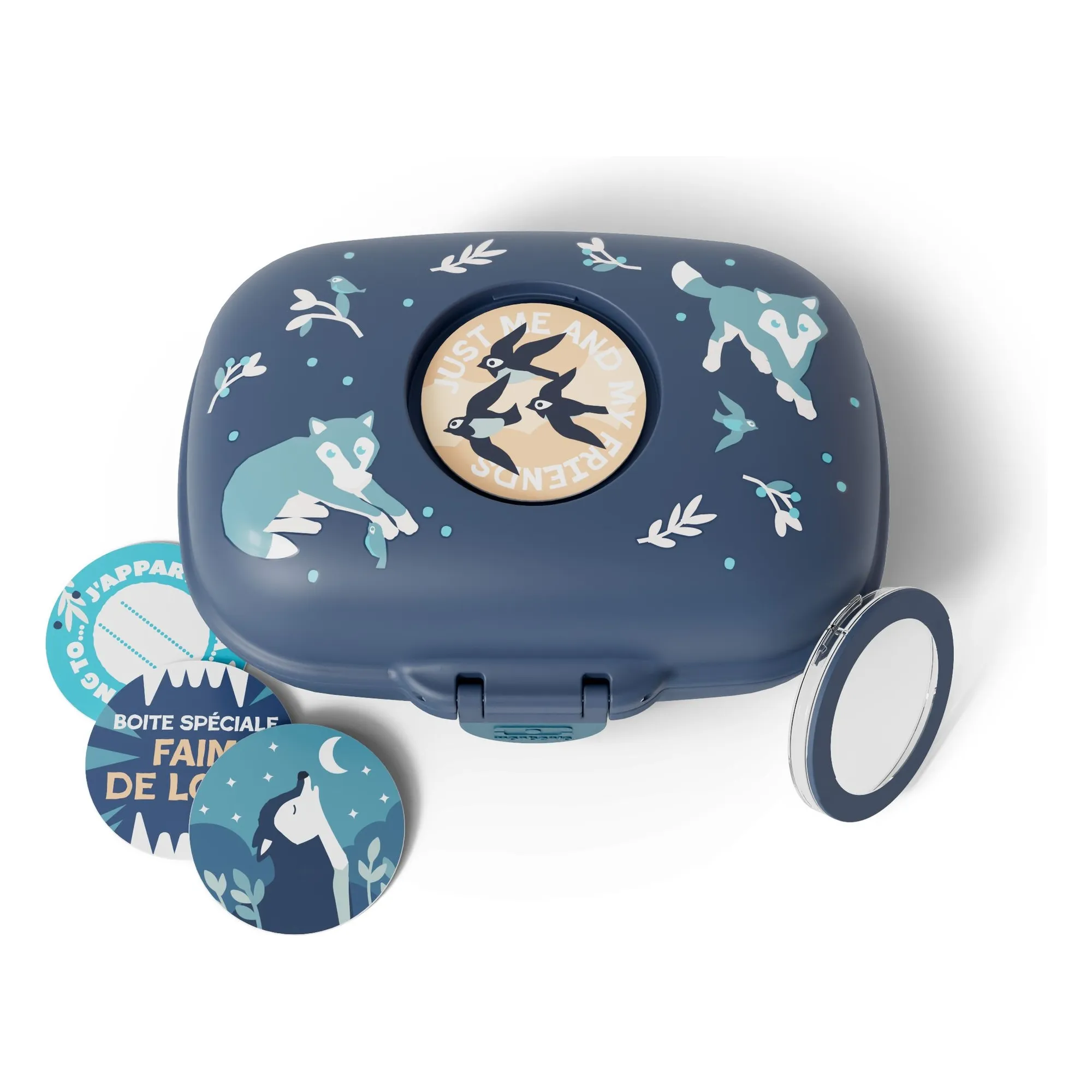 Monbento Blue Gram Loup Snack Box