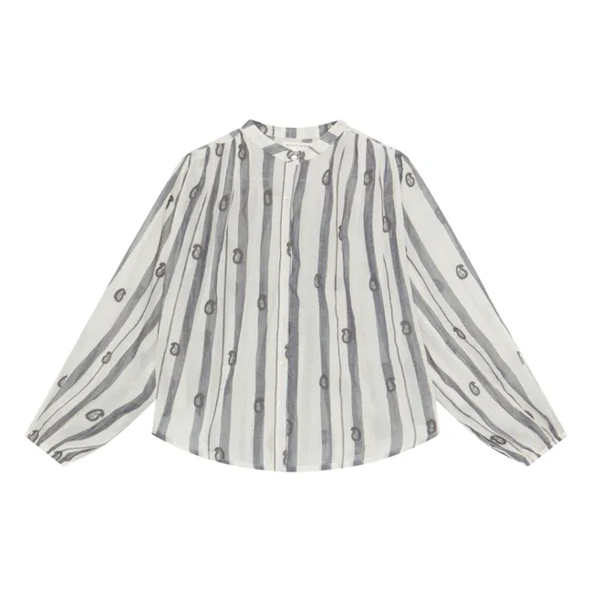 Blusa Desert Breeze Perla Voile de algodón | Marfil